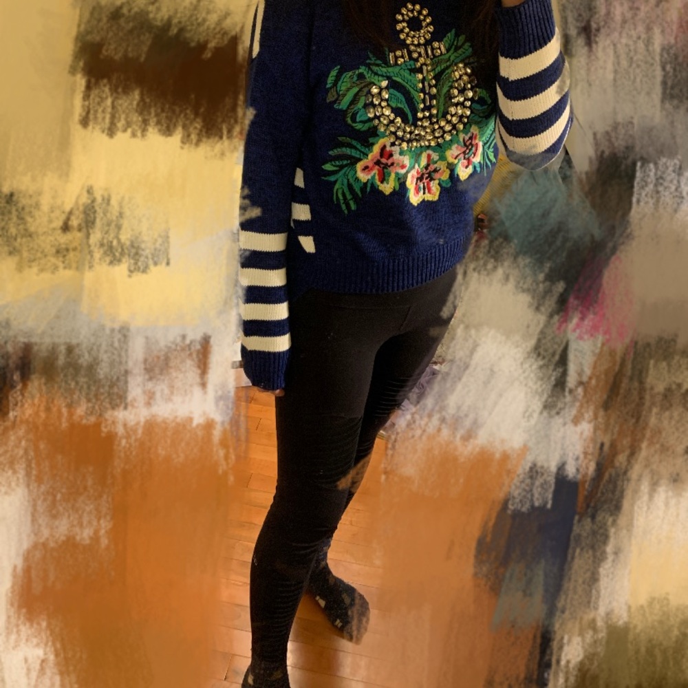 Embellished sweater